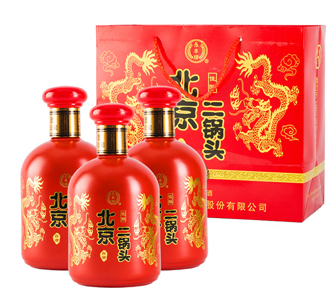 永豐北京二鍋頭佳釀紅龍42度500ml清香型