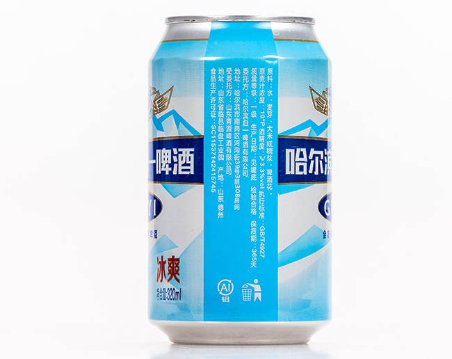 哈爾濱歸一冰爽啤酒【320ml×24罐】