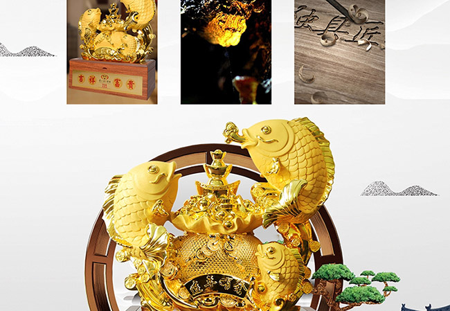 藝術(shù)禮品酒連年有余醬香型白酒【52°750ml】