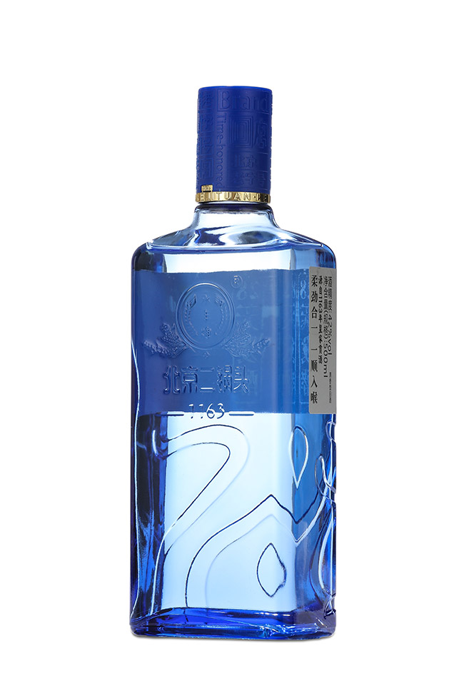 永豐牌北京二鍋頭酒28天發(fā)酵藍(lán)瓶清香型白酒【42°500ml】