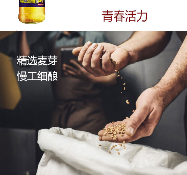 8090后啤酒·青春活力藍標500ml