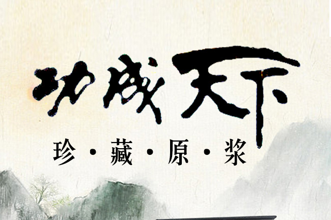 功成天下酒珍藏原漿52°500ml濃香型白酒