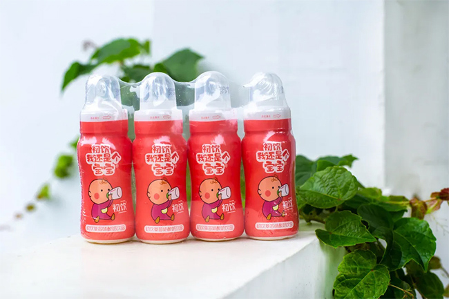 初飲我還是個寶寶草莓味酸奶飲品【110g】