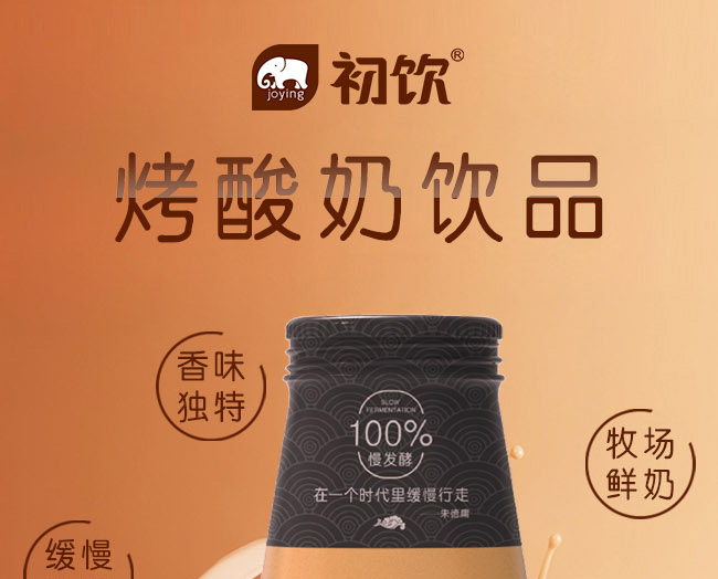 初飲炭燒酸奶飲品【300g】