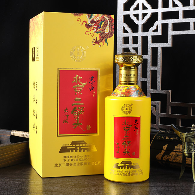 永豐牌北京二鍋頭酒京派淳和黃龍清香型白酒