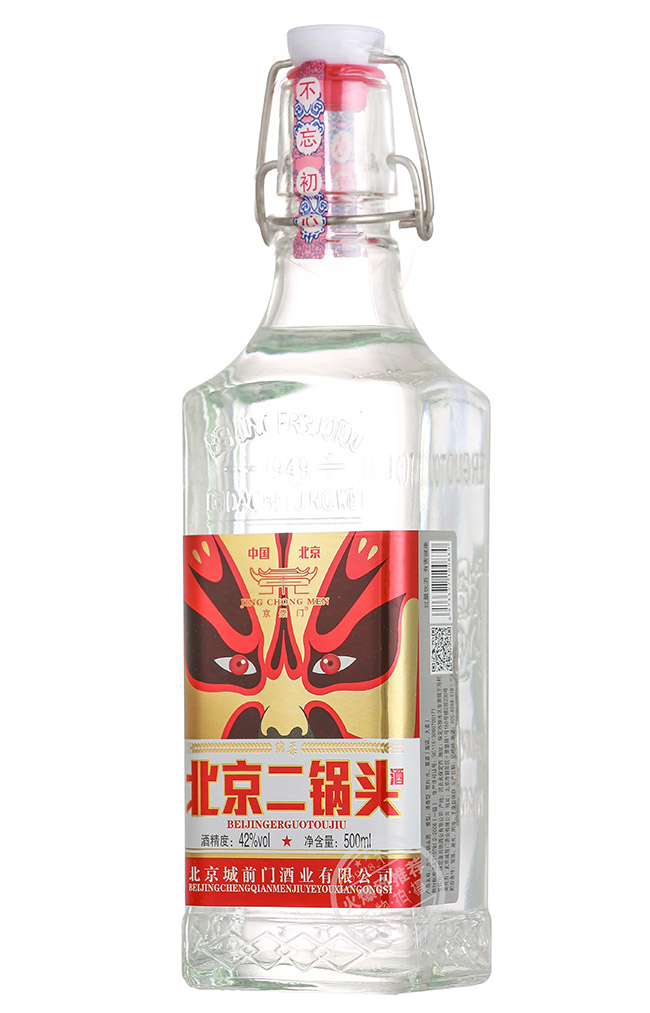 京崇門北京二鍋頭酒綿柔·紅標(biāo) 清香型白酒【42° 500ml】