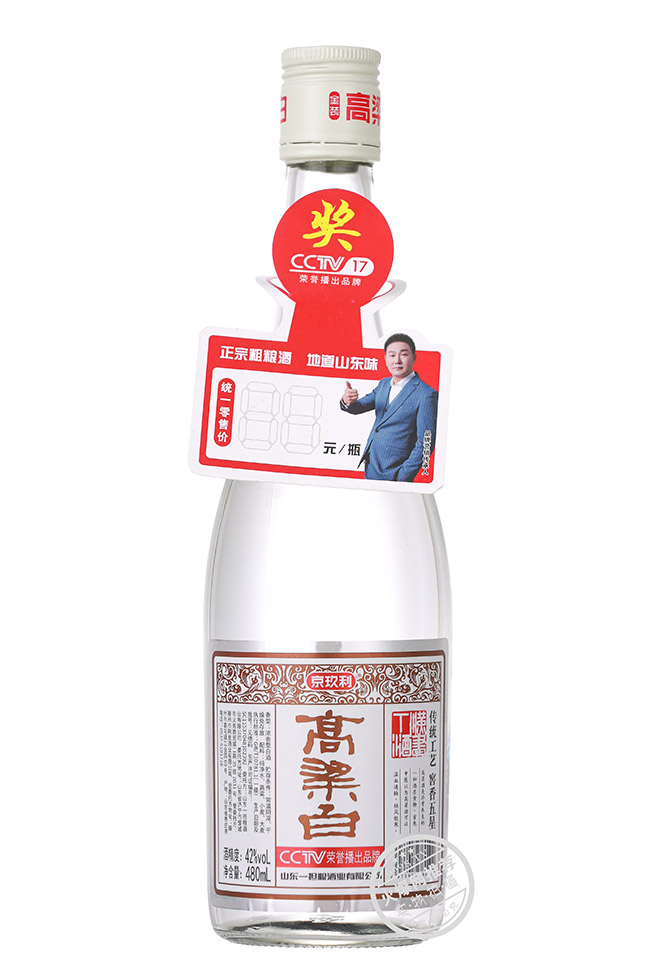 京玖利高粱白酒 濃香型白酒【42° 480ml】