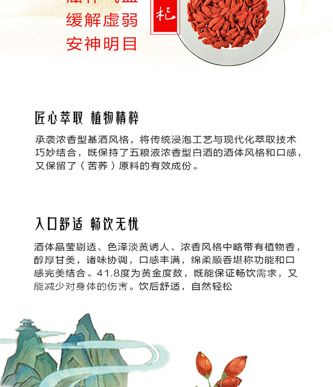 上選金蕎酒大光瓶 植物類露酒【41.8° 500ml】