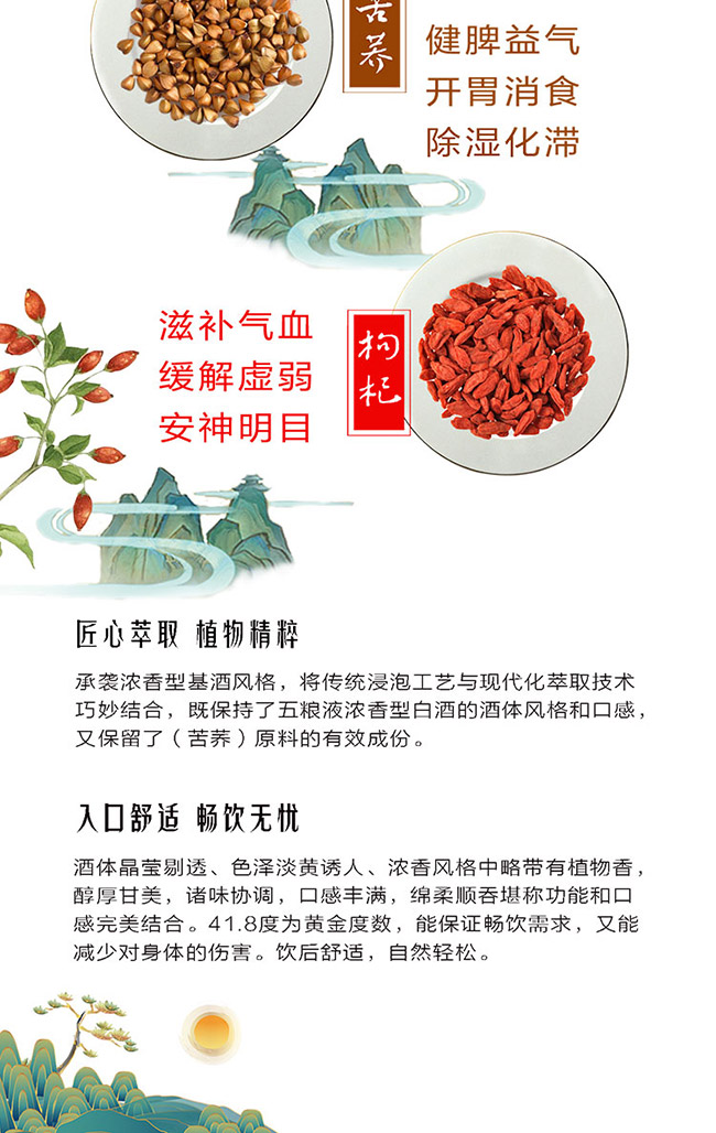 上選金蕎酒3號 植物類露酒【41.8° 500ml】