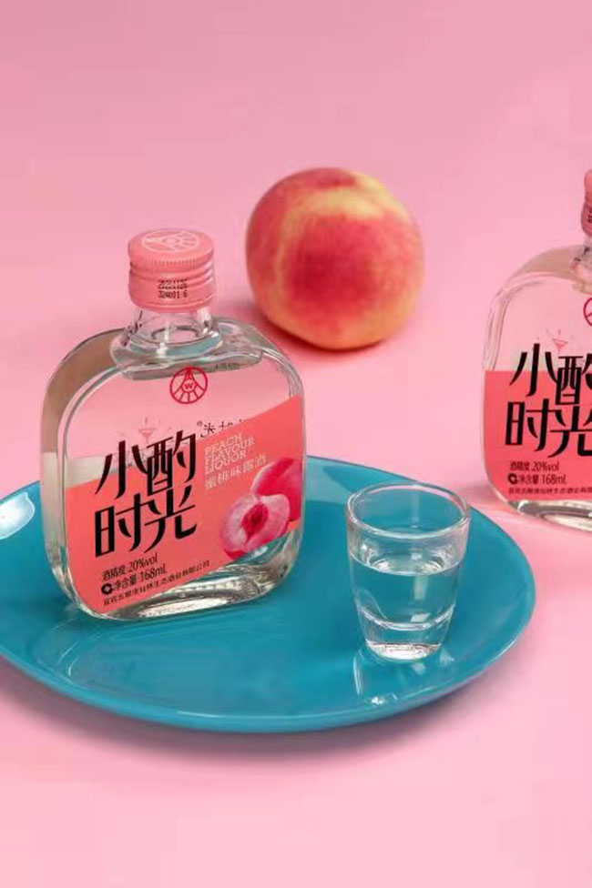 小酌時(shí)光牌蜜桃味露酒【20° 168ml】