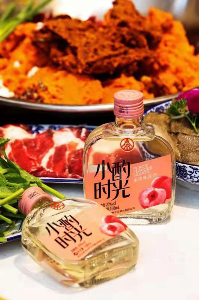 小酌時(shí)光牌蜜桃味露酒【20° 168ml】