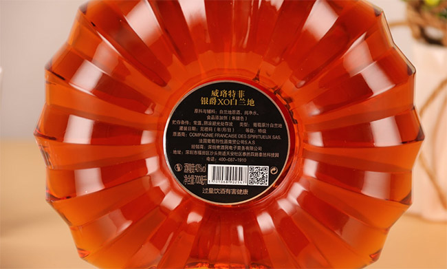 威珞特菲銀爵xo白蘭地【40度 700ml】