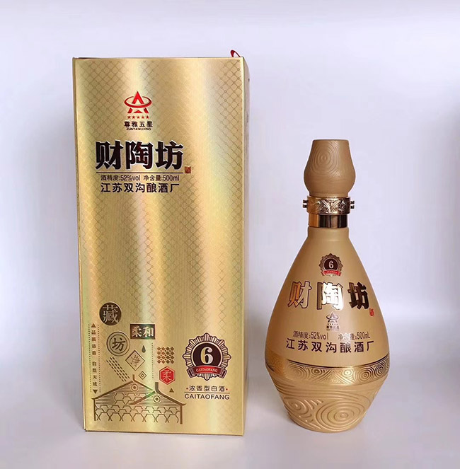 財(cái)陶坊酒6 濃香型白酒【42°52° 500ml】