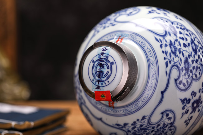 筑春醬酒仿元青花飛鳳紋梅瓶 醬香型【53度 5L】