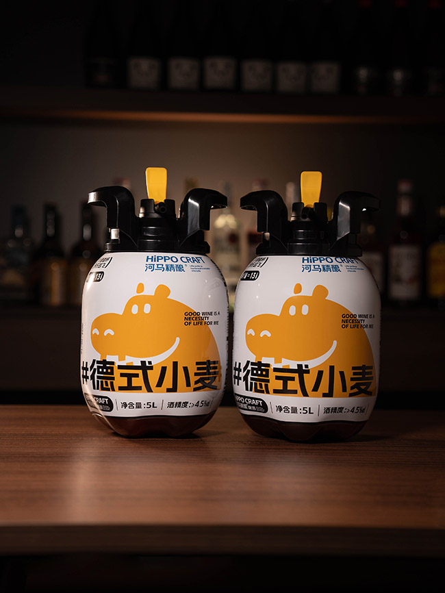 河馬精釀德式小麥白啤酒【11.5° 5L】