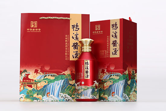 鴨溪醬酒映鄉(xiāng)紅醬香型酒【53度500ml】