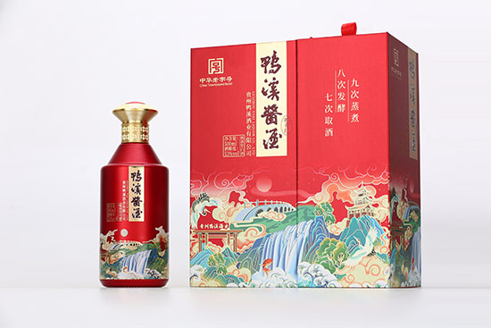 鴨溪醬酒映鄉(xiāng)紅醬香型酒【53度500ml】