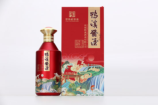 鴨溪醬酒映鄉(xiāng)紅醬香型酒【53度500ml】