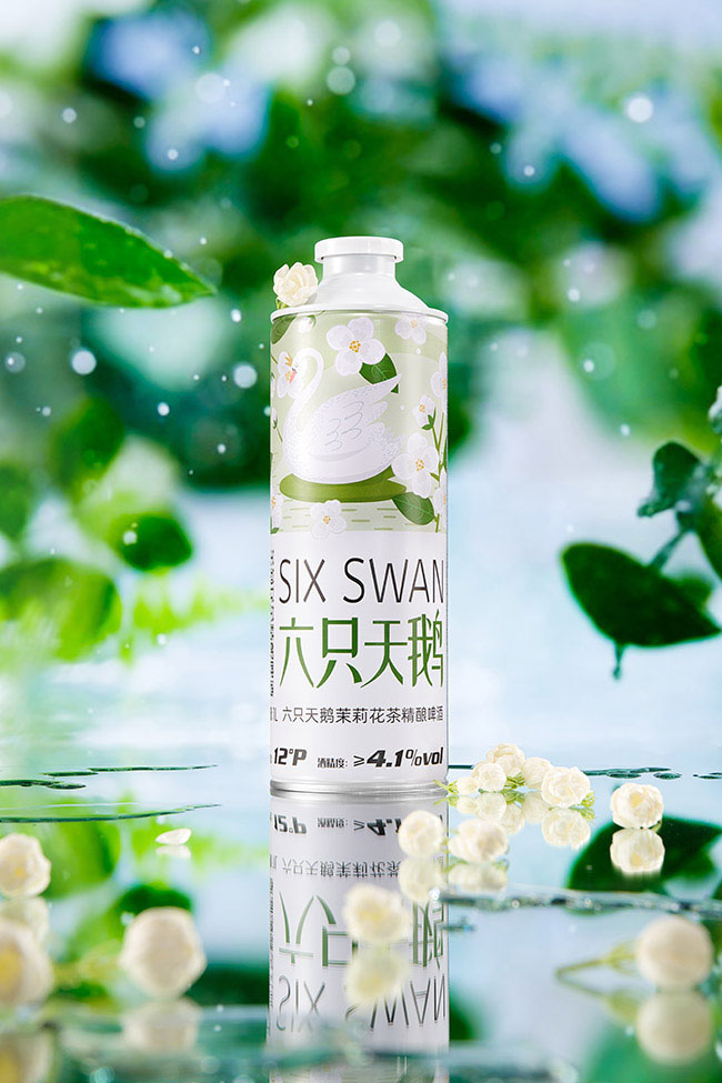 六只天鵝茉莉花茶精釀啤酒【12° 1L】