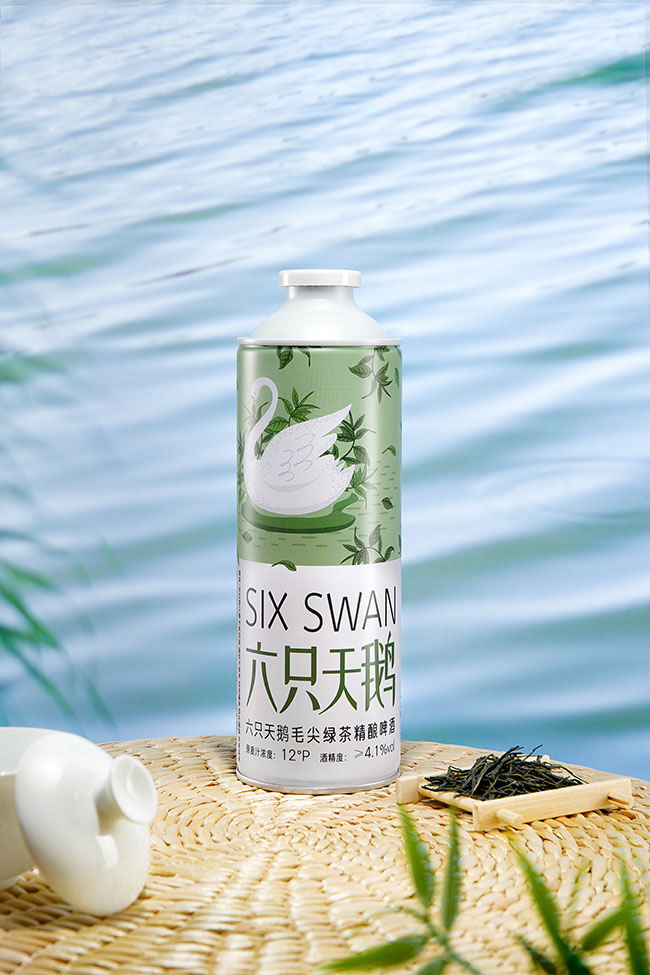 六只天鵝毛尖綠茶精釀啤酒【12° 1L】