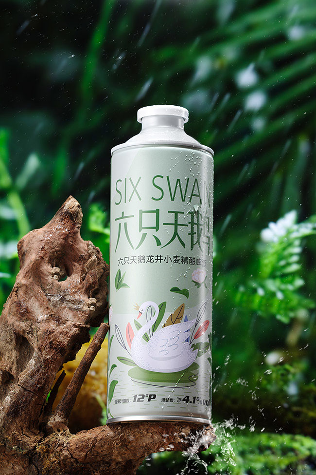 六只天鵝龍井小麥精釀啤酒【12° 1L】