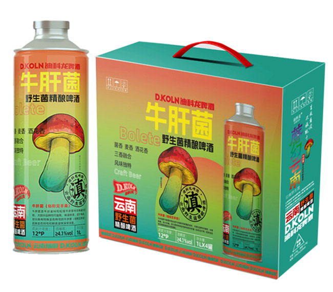 迪科龍牛肝菌野生菌精釀啤酒【12° 1L】